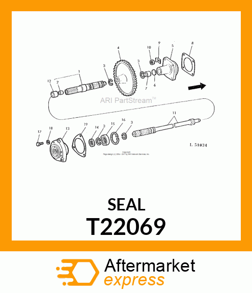 Seal - SEAL,OIL T22069