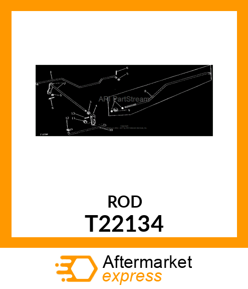 ROD,HAND SPEED CONTROL T22134