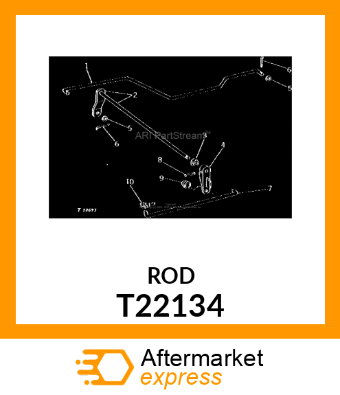 ROD,HAND SPEED CONTROL T22134