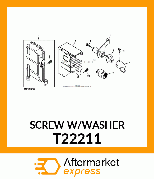 SCREW,SPECIAL W/WASHER T22211