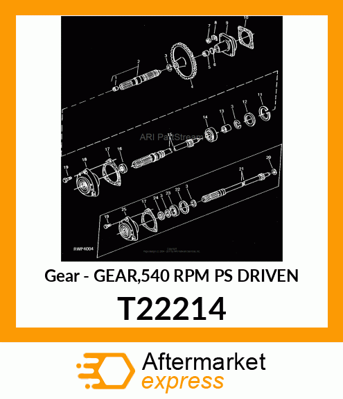 Gear T22214