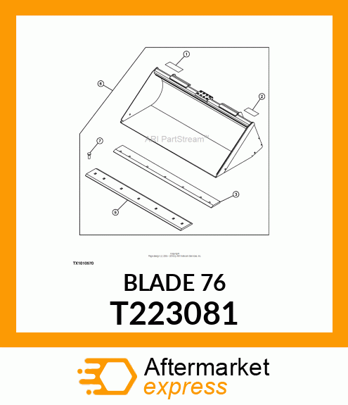 CUTTING EDGE, CUTTING EDGE, BOLT ON T223081