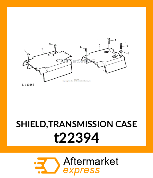 SHIELD,TRANSMISSION CASE t22394