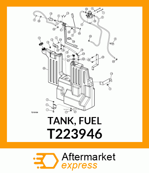 TANK, FUEL T223946