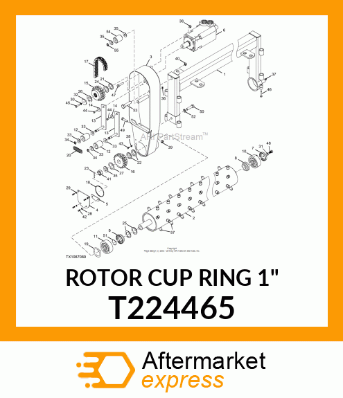 ROTOR CUP RING 1" T224465