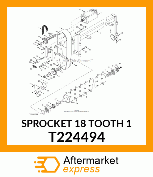 SPROCKET 18 TOOTH 1 T224494