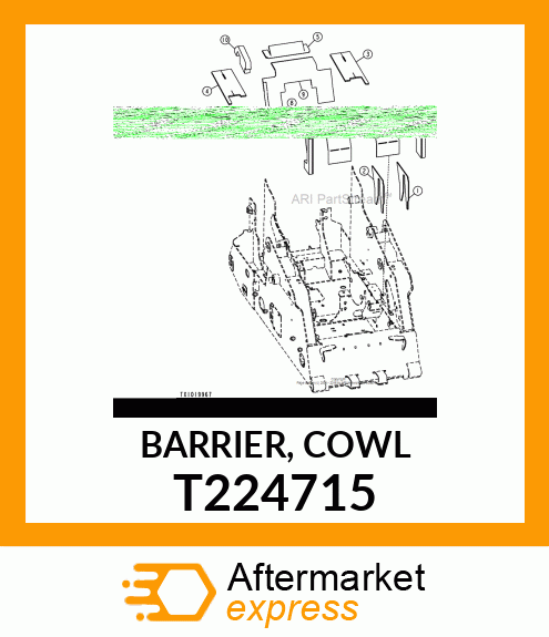 BARRIER, COWL T224715