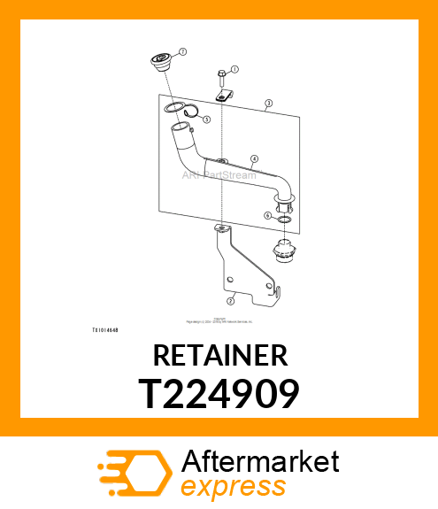 TETHER, OIL FILL TUBE CAP T224909