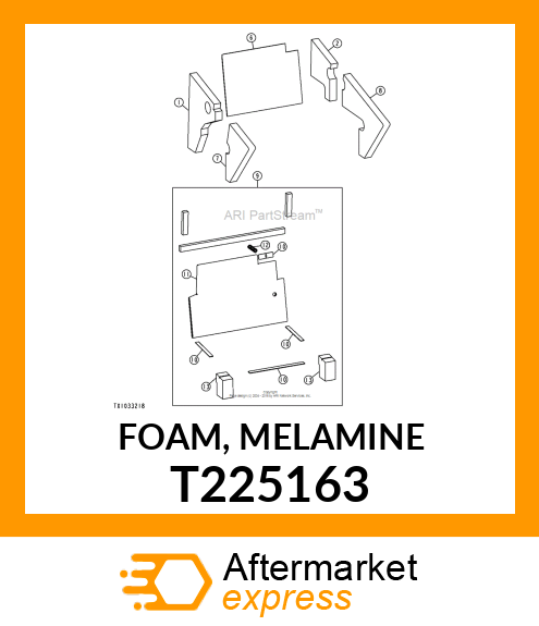 FOAM, MELAMINE T225163