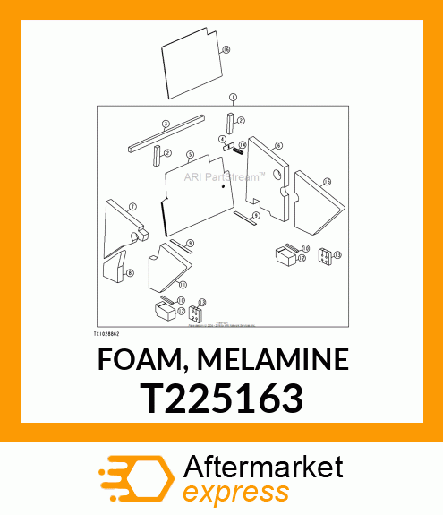 FOAM, MELAMINE T225163