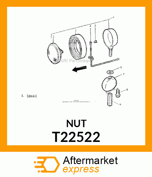 NUT,SPECIAL HEX T22522