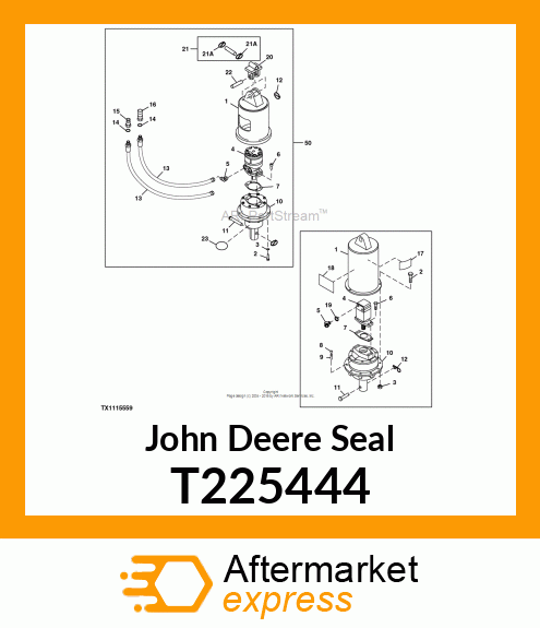 SEAL, SEAL, SHAFT PLANETARY GEARBOX T225444