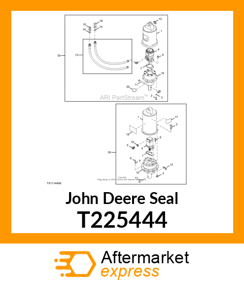 SEAL, SEAL, SHAFT PLANETARY GEARBOX T225444