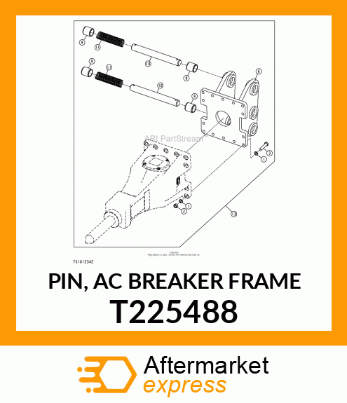 PIN, AC BREAKER FRAME T225488