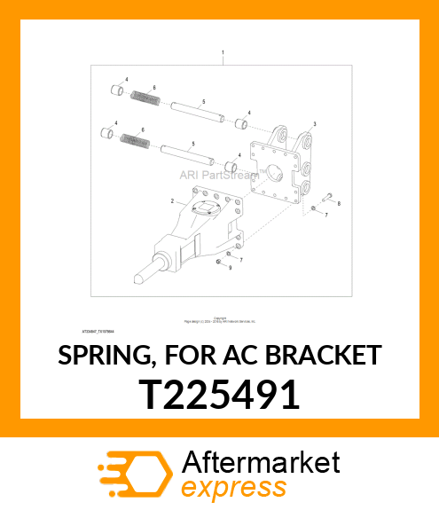 SPRING, FOR AC BRACKET T225491