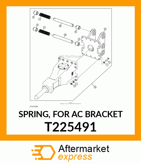 SPRING, FOR AC BRACKET T225491