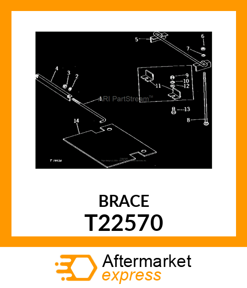 CLAMP,BATTERY T22570