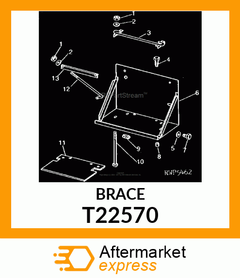 CLAMP,BATTERY T22570