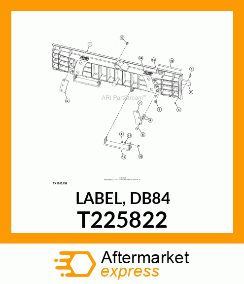 LABEL, DB84 T225822