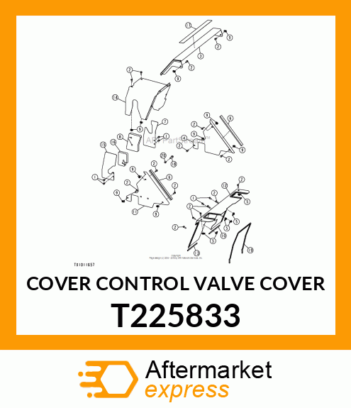 COVER CONTROL VALVE COVER T225833