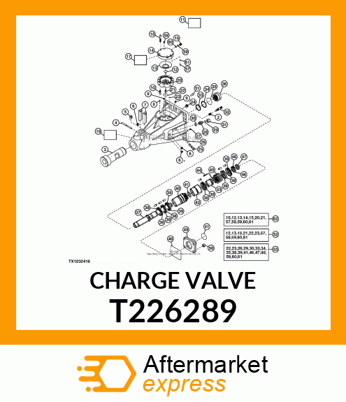 CHARGE VALVE T226289