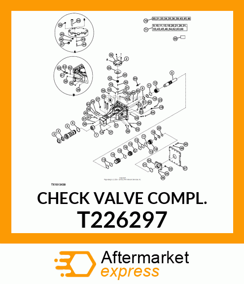 CHECK VALVE COMPL. T226297