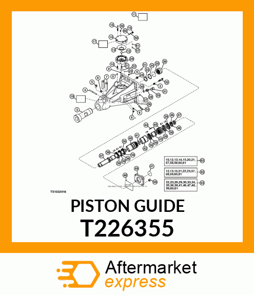 PISTON GUIDE T226355