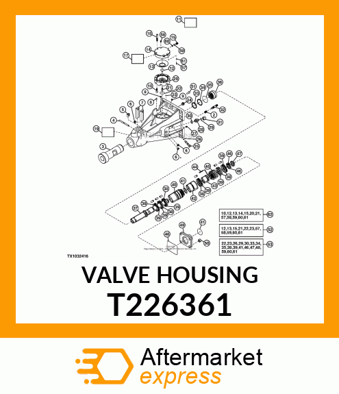 VALVE HOUSING T226361