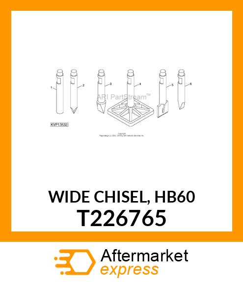WIDE CHISEL, HB60 T226765