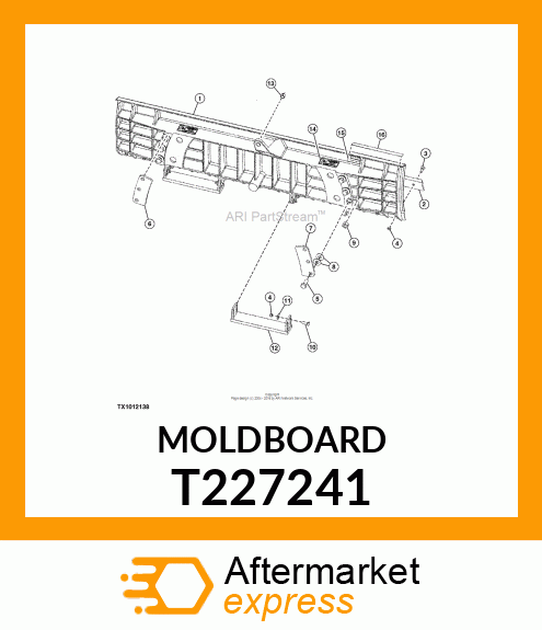 MOLDBOARD T227241