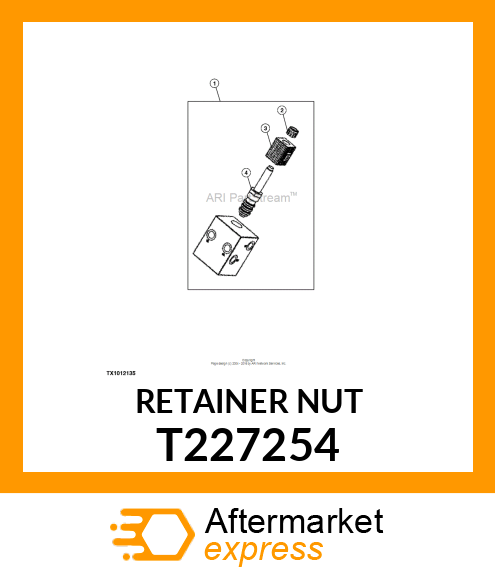 RETAINER NUT T227254