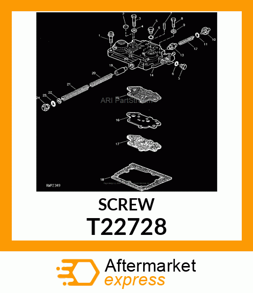 SCREW,SPECIAL CAP T22728