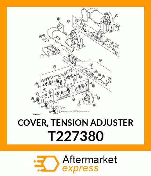 COVER, TENSION ADJUSTER T227380