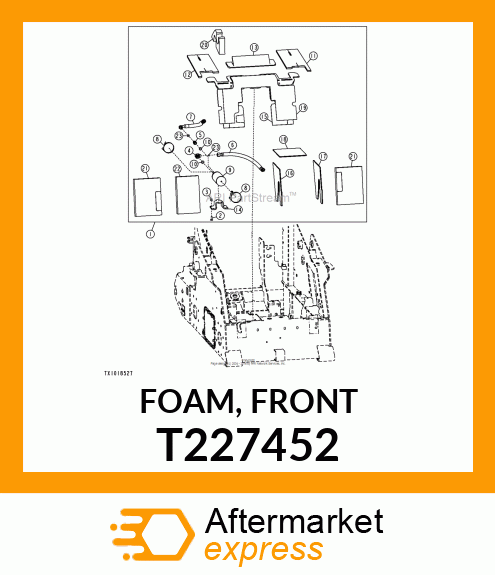 FOAM, FRONT T227452