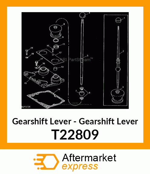 Gearshift Lever - Gearshift Lever T22809