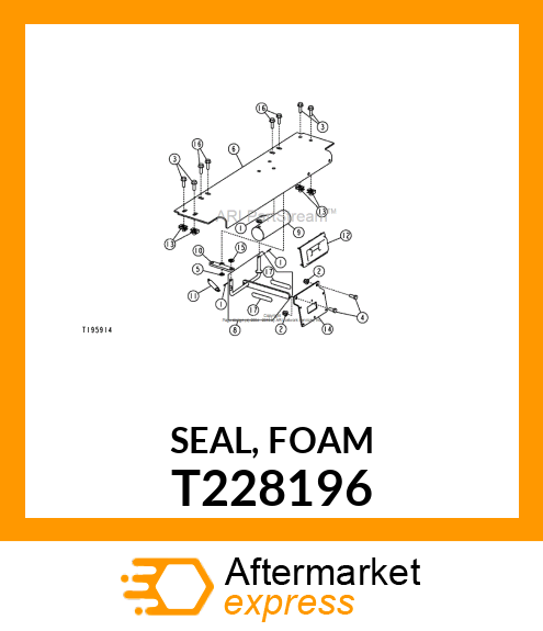 SEAL, FOAM T228196
