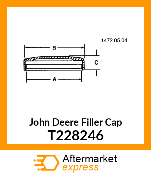 FUEL CAP FILLER CAP, FUEL T228246