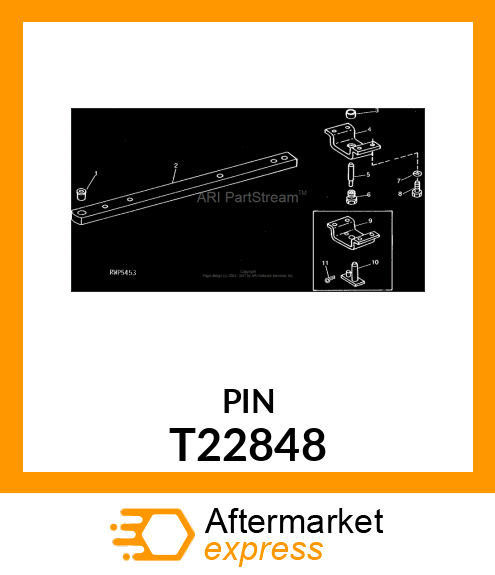 PIN,SPRING LOCKING T22848