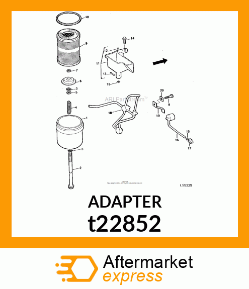 FITTING, ADAPTER t22852