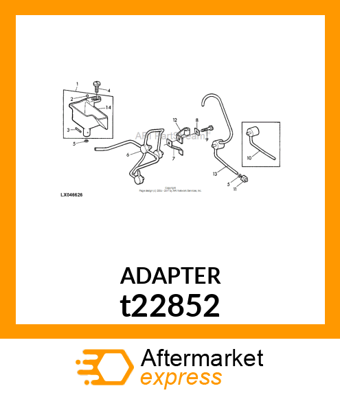 FITTING, ADAPTER t22852