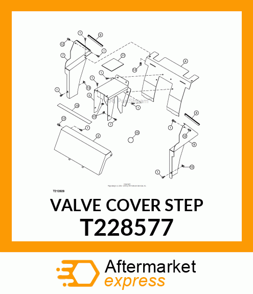 VALVE COVER STEP T228577