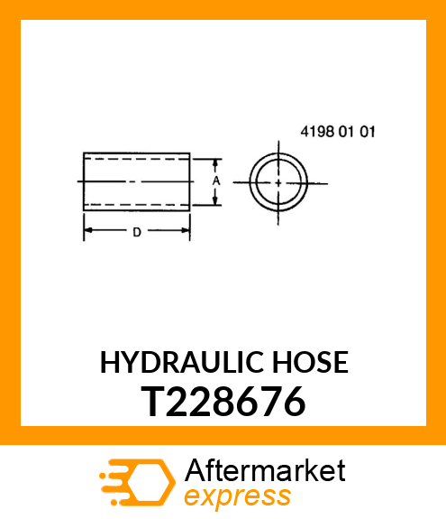 HYDRAULIC HOSE T228676