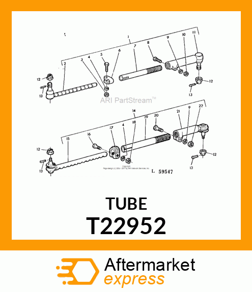 TUBE,TIE ROD T22952