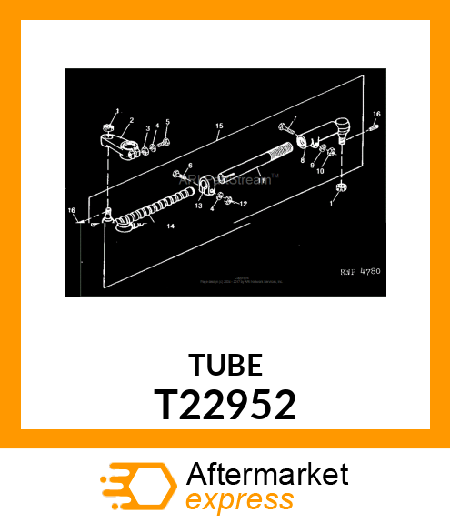 TUBE,TIE ROD T22952