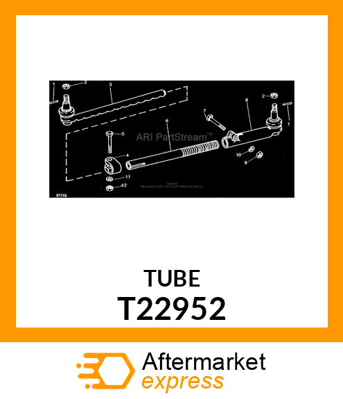 TUBE,TIE ROD T22952