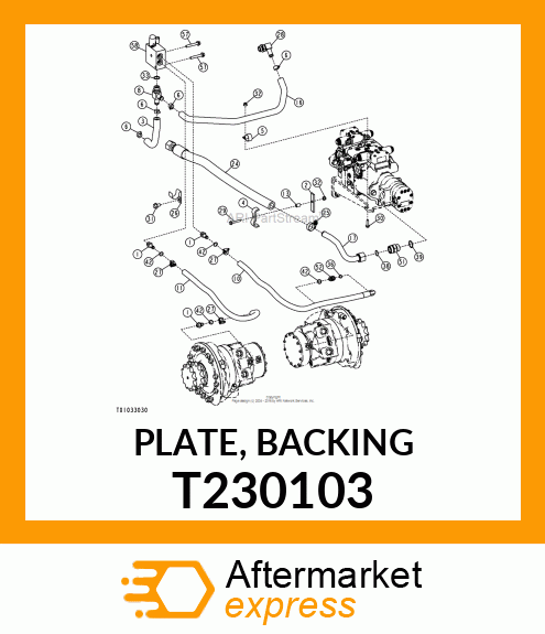 PLATE, BACKING T230103