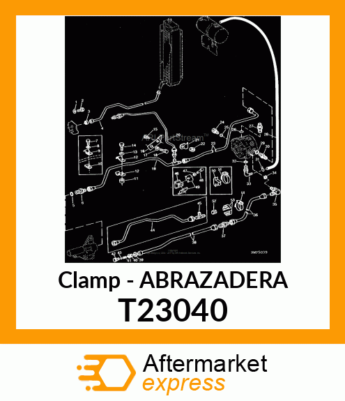 Clamp - ABRAZADERA T23040