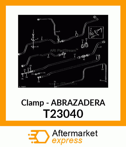 Clamp - ABRAZADERA T23040