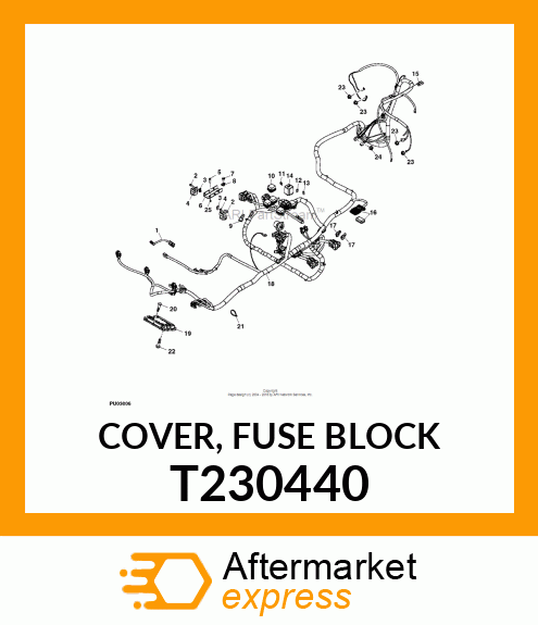 COVER, FUSE BLOCK T230440