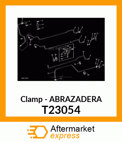 Clamp - ABRAZADERA T23054